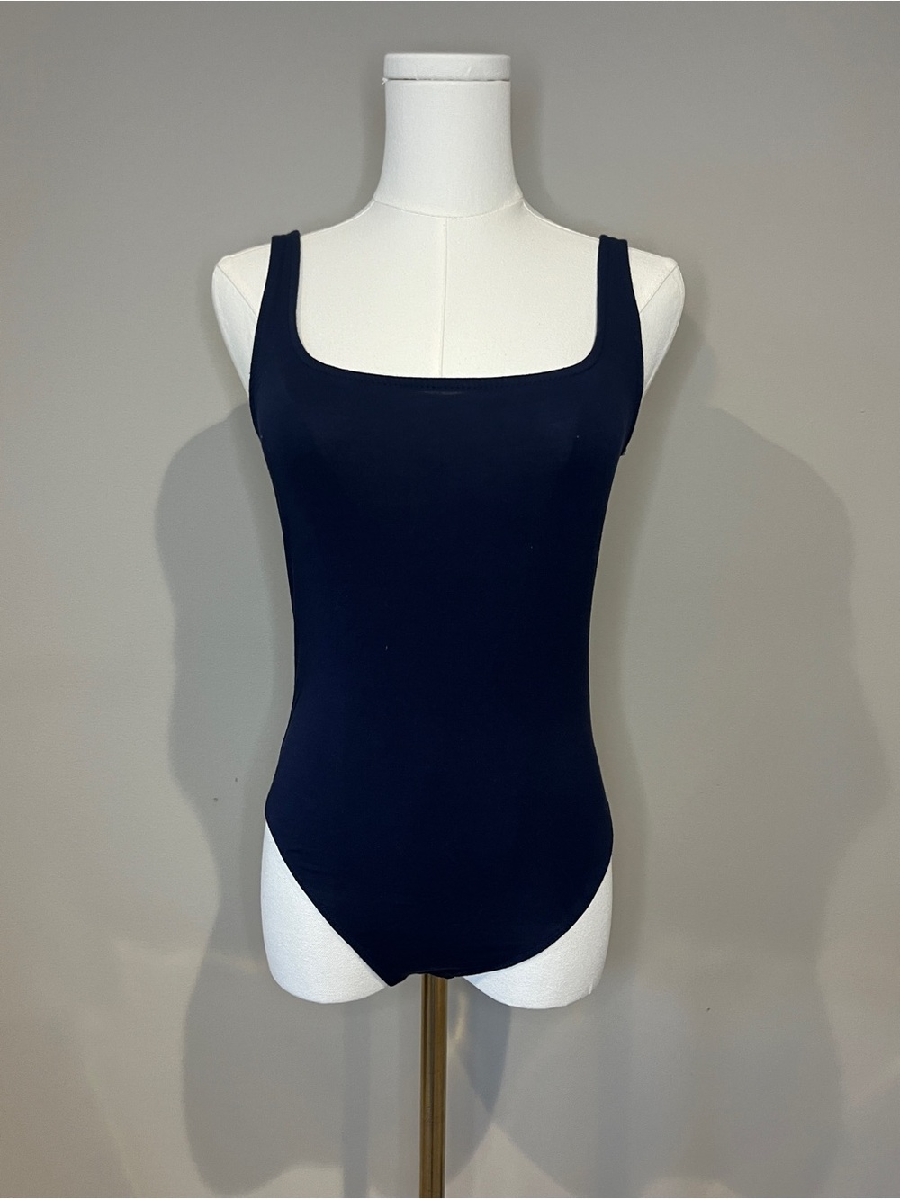 Classic Navy Square Neck Bodysuit
